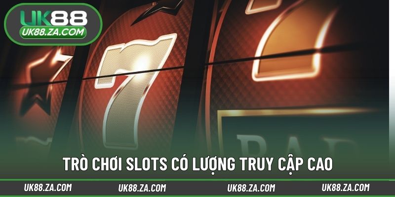 Trò chơi slots có lượng truy cập cao